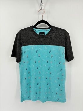 MASSIVE $10 SALE Burnside Baby Blue Ice Cream Short Sleeve Tees Casual Style